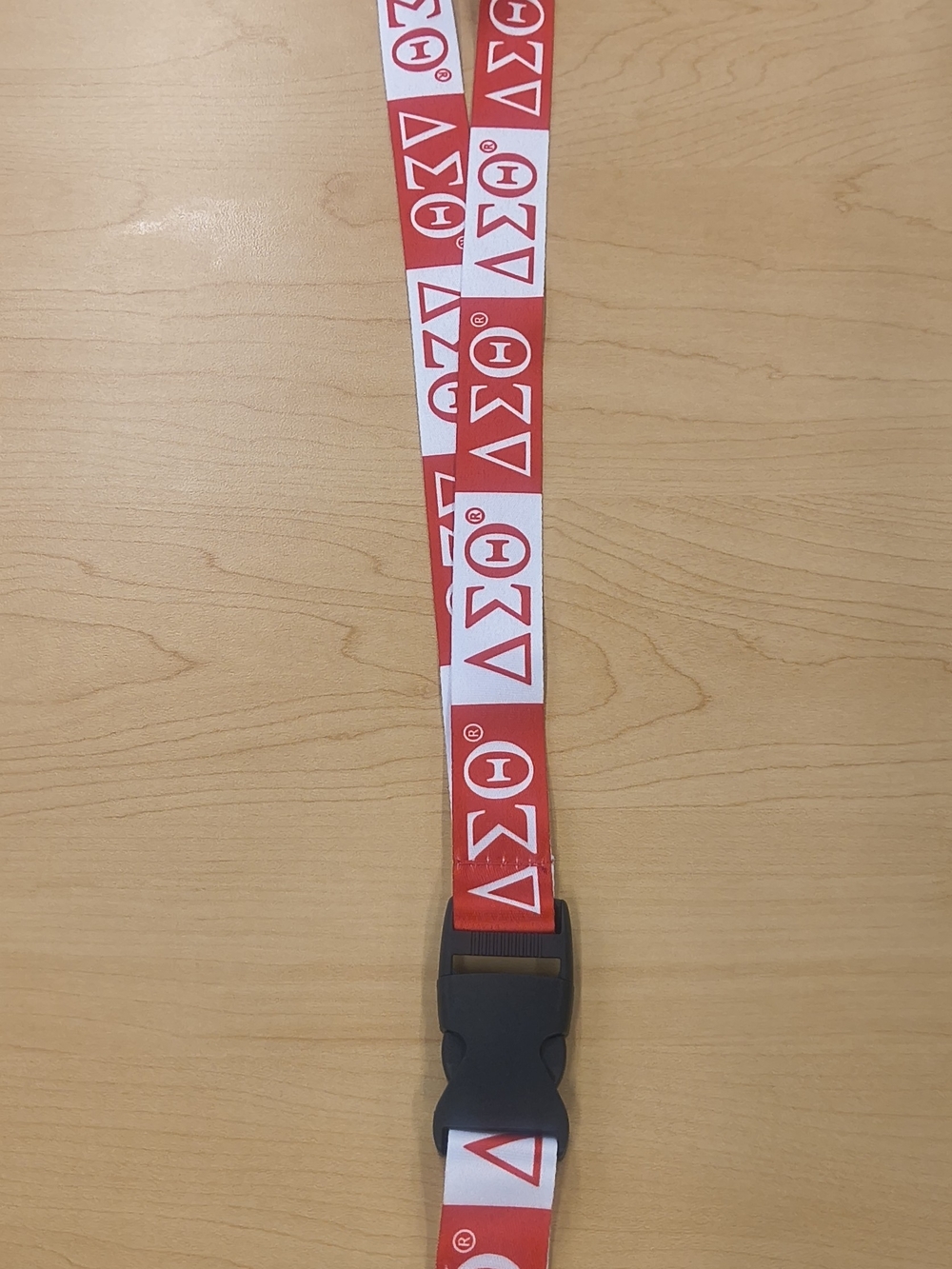 Delta Sorority Logo Lanyard with Side-Release Buckle